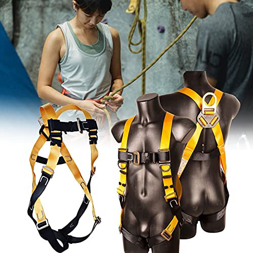 SwaYve Safety Harness, Fall Arrest Harness for Roof Ladders, Climbing Harness for Tree Rock Climbing, Mountaineering, Fire Rescue