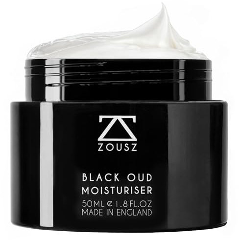 ZOUSZ Black Oud Gesichtscreme für Männer – Feuchtigkeitsspendende Tagescreme, Natürliche Gesichtspflege für Männer, Perfekte Hautpflege & Geschenkidee für Ihn, 50mL