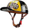 Moto Casquette De Baseball Demi-Casques De Moto Scooter Cyclomoteur Casques À Face Ouverte Hommes Et Femmes Casque Mobylette Moto Bols ECE Homologué Vintage Casque Jet 3,XL:61-62CM