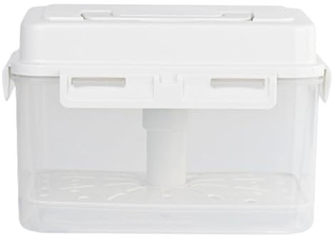 Contenitore per Fermentazione Kimchi e Cetrioli da 4/5 Litri - Ermetico con Coperchio della Maniglia