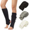 UILYNIU 3 Paar Bein Stulpen Lang, Damen Mädchen Ballettstulpen mit Fersenloch Tanzen Stulpen, Beinstulpen Gestrickt Winter Beinwärmer, Legwarmers Stiefel Socken Strümpfe für Yoga Ballett