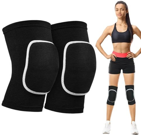 Rodilleras Voleibol,Rodillera Niña Rodilleras Suave Rodilleras Proteccion Hombre Mujer Cálido Rodilleras Deportiva para Danza Balonmano Futbol Baile Gym MTB Lucha Libre Rodillera Niño (L) (Large)