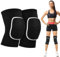 Rodilleras Voleibol,Rodillera Niña Rodilleras Suave Rodilleras Proteccion Hombre Mujer Cálido Rodilleras Deportiva para Danza Balonmano Futbol Baile Gym MTB Lucha Libre Rodillera Niño (L) (Large)