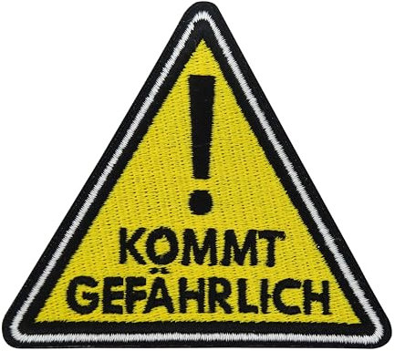 Finally Home Patch zum Aufbügeln - Kommt Gefährlich | Lustige Spruch Patches, Meme Bügelbild, Sprüche Bügelpatch, Witzige Sprüche Aufnäher, Aufbügler