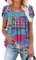 CHICZONE Women Petal Short Sleeve Blouses Square Neck Shirt Tunic Tops for Leggings