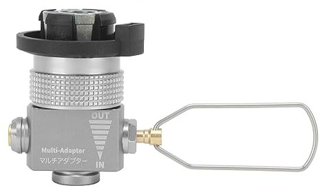 RiToEasysports Gaskanister-Nachfülladapter, Gas-Nachfüllkonverter, Tragbarer Outdoor-Gassparer, Camping-Kanister-Entlüftungsventil, Geeignet für Camping, Wandern, Angeln und Andere