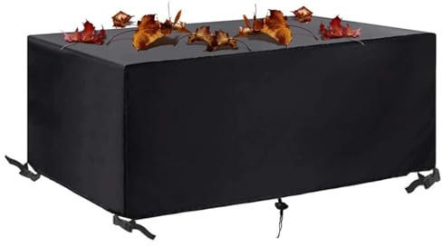 Abdeckung Loungemöbel Winterfest 70x40 Gartenmöbel Winterfest,Wasserdichte Schutzhülle Gartentisch,Paletten Möbel Abdeckung Schwarz Für Gartenmöbel, Loungemöbel, Rattanmöbel 70x40x74cm/LxBxH