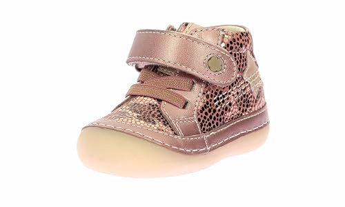 Kickers Unisex Kinder Sokistic Stiefel, Rosa Leo, 23 EU