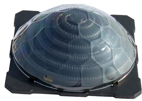 VINGLI Solarbetriebene kuppelförmige Poolheizung für oberirdische Poolheizung, Gebogene Heizspirale (1er-Pack)