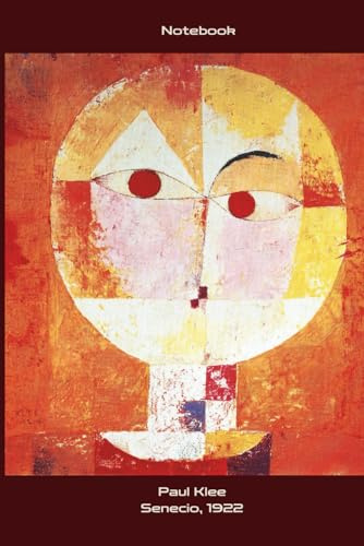 Notebook- Paul Klee,Senecio: 6 x 9 lined, softcover notebook/journal