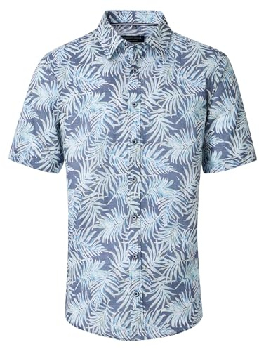 CASAMODA Freizeithemd Kurzarm Print Comfort Fit