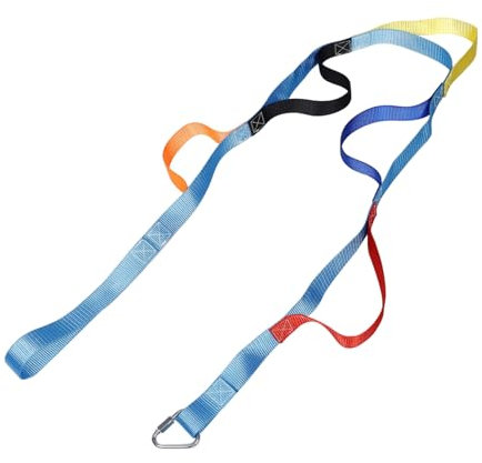 JOINPAYA Kletterseil Leiter für Bunte Outdoor Kletterleiter Tragbare Rope Ladder für Spielplatz und Fördert Sicheres Klettern und Naturerlebnis