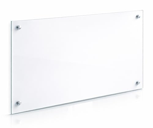 VCM Küchenrückwand Spritzschutz – ESG Hartglas 115 x 40 cm, Fliesenspiegel, Herdspritzschutz und Wandschutz für die Küche - Esilo