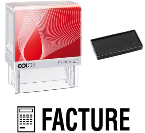 Tampon encreur Facture COLOP printer 20 38x14mm Noir