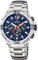 Festina Herren Analog Quarz Uhr mit Edelstahl Armband F20522/3