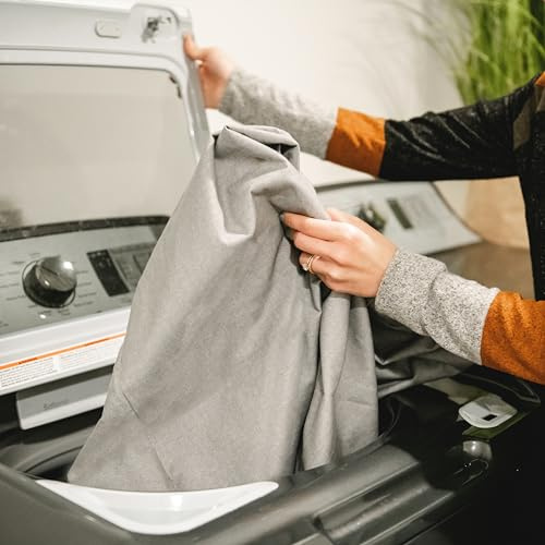 Big Joe Fuf XXL Cover Only Machine Washable, Fog Lenox, Durable Woven Polyester