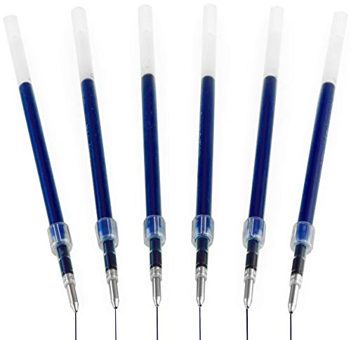 Uni-Ball Jetstream SXN-210 Druckstift-Ersatzminen, 1,0 mm Spitze, Gel-Tinte, blaue Tinte, 6 Stück