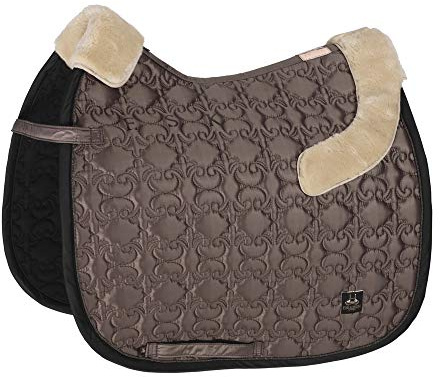 Eskadron Heritage Schabracke INNOPAD Satin FAUXFUR, Black - Lurex