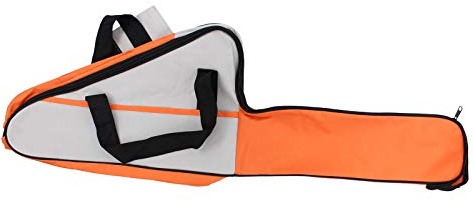 ApplianPar 45,7 cm Kettensägen-Tasche für Stihl für Husqvarna, tragbare Reißverschluss-Säge-Tragetasche, Aufbewahrungsbox, Schutzbox, Oxford-Stoff, wasserdicht, Schwarz, Modern