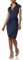 Amazon Essentials Women's Classic Cap Sleeve Wrap Dress (Available in Plus Sizes), Navy, M