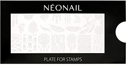NÉONAIL Stamping Plate 04 - Stamping Platte - Schablonen Platte - Nail Art - Nageldesign Nagel Stempel Schablone - French Nails Schablone - Nagelkunst Stempel