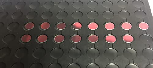 Filtre UV/IR650 de diamètre 4,5/7/8,0 mm. Filtre optique de couleur en verre à travers le panneau de filtre infrarouge (Diamètre : 4,5 x 0,3 mm)