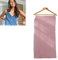 Bathtee-Ultra Soft Wearable Bath Towel, Coral Velvet Absorbent Women's Sling Thickened Bath Towel, Shoulder Straps Wearable Women Wrap Bath Towel Beach (Pink)