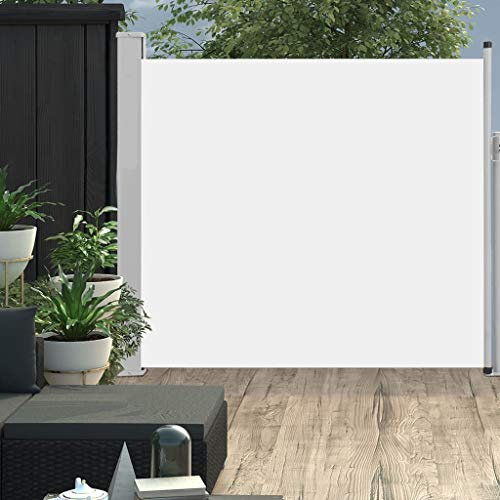 Yolola Seitenmarkise Ausziehbar,Sichtschutz Ausziehbar 170 x 300 cm, Sichtschutz, Freistehend, Sonnenschutz, Blickdicht, Seitenrollo, für Balkon, Terrasse, Garten, Anthrazit