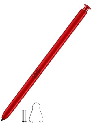 Neuer Ersatz S Stylus Touch S Pen kompatibel mit Samsung Galaxy Note 10 / Note 10 Plus S Pen Touch Stylus Pen (with Bluetooth) (Rot)