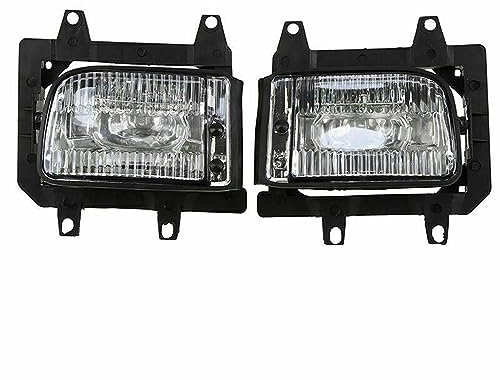 WOZIES Nebelscheinwerfer auto 2 Stück Auto-Frontstoßstangen-Nebelscheinwerfer 63171385945/63171385946 Für BMW E30 318I 325I 325E