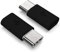 USB 3.1 Typ C Adapter passend für Nubia Red Magic 9 Pro | Micro USB auf Type C Converter Stecker | Schwarz