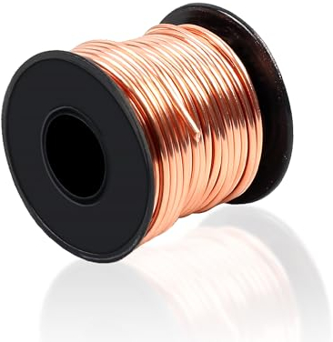Kupferdraht,ø 2.0mmx10m, Reiner Kupferdraht T2 Kupferdrähte,passend für Elektro,Schweißen,DIY