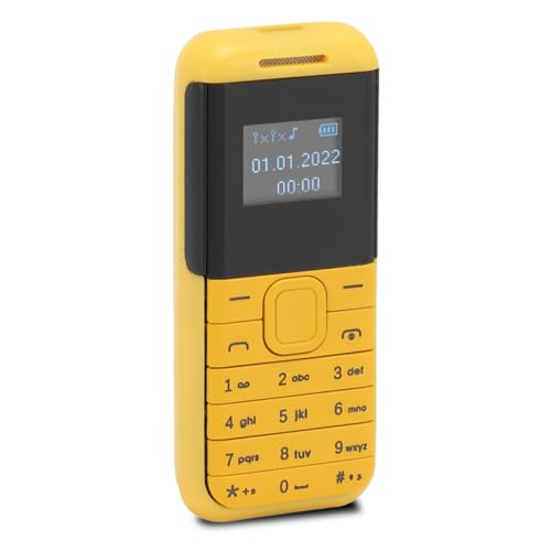 Petit Mini Téléphone Portable 2G débloqué, Petit Téléphone de Base avec Double Carte de Veille, Lecteur Audio Bluetooth, Téléphone Portable pour Femmes Enceintes et Personnes