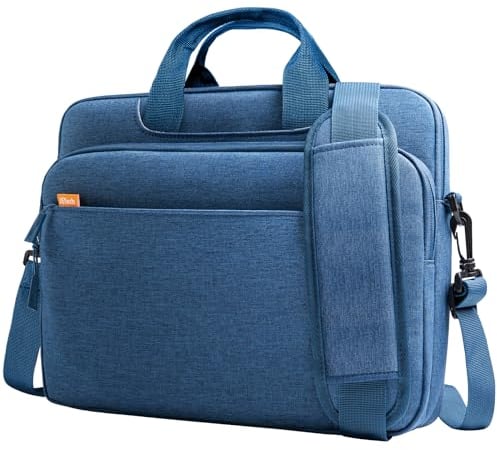 JETech 16 17 17,3 Zoll Laptoptasche, wasserdichte Dünne Computer Tragetasche Kompatibel mit MacBook Air/Pro 16, Acer Predator Helios 16, ASUS ROG Strix G17, HP Envy 17,3 (Navy)