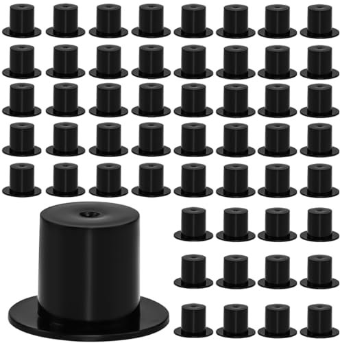 LANSKYLAN 150 Stück Zylinder Hut klein Dekoartikel Weihnachten Mini Zylinder hut zum Basteln Kunststoff Zylinder Hüte Schwarz Weihnachts Mini Zylinder Miniatur Puppen Hüte Mini Mützen für Schneemann