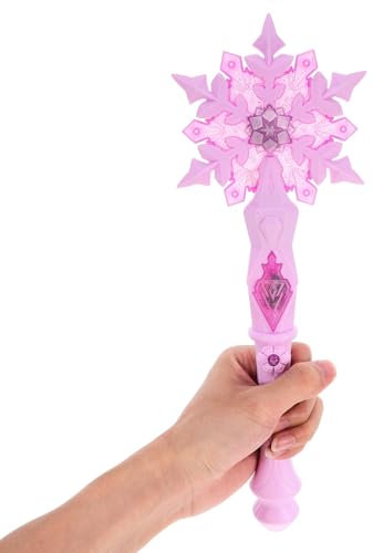 Toddmomy 1 pièce Baguettes Magiques Flocon de Neige Lumineux avec Son Baguette Magique de Princesse Lumineuse pour Enfants Anniversaire Princesse Jouet de Fête