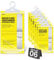 Wardrobe Dehumidifier Hanging Bags - Proper Mould Remover, Damp & Moisture Absorber Wardrobe Dehumidifier Bags (6), Yellow