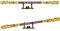 Golden Hoop Bausteine Bausatz, Monkey King Wukong Weapon Klemmbausteine mit Ständer, Jinggubang Modell Spielzeug für Erwachsene, Teenager
