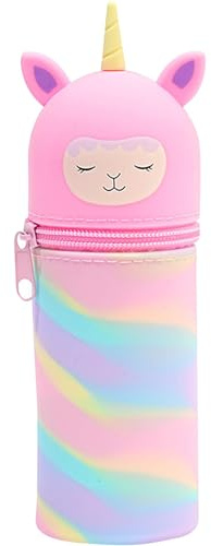 Sunshine smile Stift Etui Schule,Stand Up Federmäppchen,Schlampermäppchen,Federtasche,Schreibwarenbox,Große Kapazität Stifte Mäppchen,Bleistifttasche,Tier Stifthalter