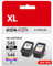PG-545XL CL-546XL 545 XL Schwarz 546 XL Kompatibel für Canon Druckerpatronen 545 546 545XL 546XL Multipack PG 545 CL 546 PG545 für Canon MX495 Patronen TR4550 TR4650 TS3450 TS3150 (2er-Pack)