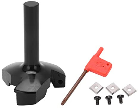 Spoilboard -Oberflächen -Router -Bit, Carbid -Plattenabflachungs -Router -Bit für Holz MDF Laminat Sperrholz Acryl (3 Flöte)