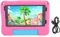 CHEOTIME de 7 Pulgadas Tableta para niños para niños 2-10, Tableta de Entretenimiento Educativo con 1024x600 HD Display 5G WiFi Wifi6 64GB Almacenamiento 3GB RAM Android 14 Drop (Rosa)