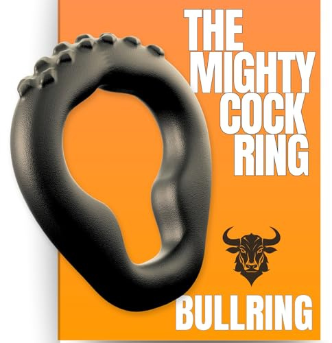BULLRING 4 Pack Rock Solid Performance & MAX Stamina- 6 Pressure Points for Staying Power-Premium Silicone Penis Ring for Men -BullRing The Mighty Cock Ring & Sex Toys