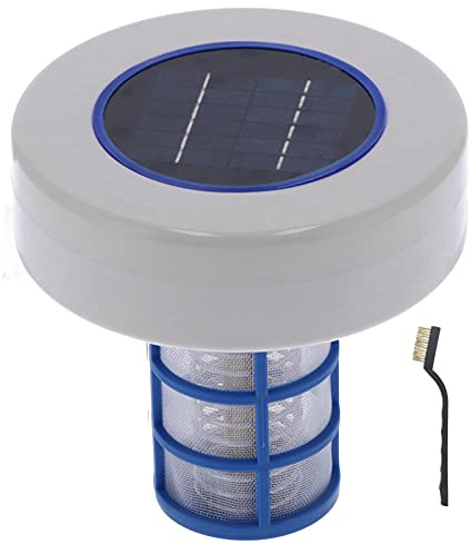Cryfokt Ionizador de Piscinas con Energía Solar, Equipo de Limpieza de Piscinas con Panel Solar de Alta Eficiencia para Estanques Exteriores, Spas y Fuentes.