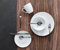 Safdie & Co. AM02777 Tafelservice, 16-teilig, Weiß