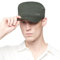CACUSS Herren Baumwolle Vintage Army Kappe Cadet Hat Military Flat Top Verstellbare Baseballmütze Sommer Trucker Hut