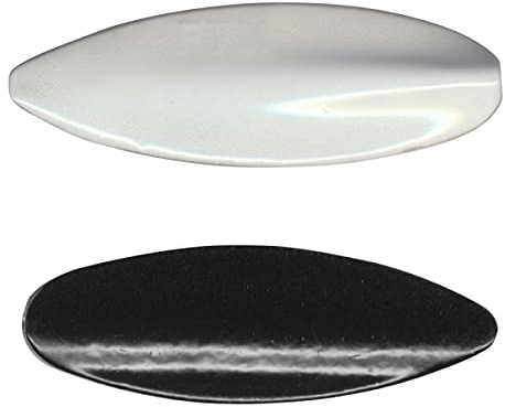 FTM Unisex – Erwachsene 10C5200288C10 Tornad-Inline Spoon-Forellenblinker zum Spinnfischen auf Forellen, Blinker zum Spinnangeln, Durchlaufblinker, Gewicht:5g, Farbe:Black/Glow White, Bunt, Normal