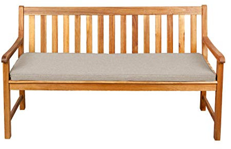 Gutekissen® Sitzkissen für Bank, Gartenschaukeln, Sitz, glatt. FK5 (120x50x5, Beige)