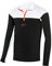 Black Crevice Herren Zipper Funktionsshirt, schwarz/weiß, L