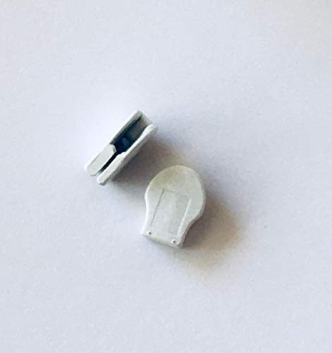 10 Schieber Metall für Bettwäsche Reißverschluss 3mm